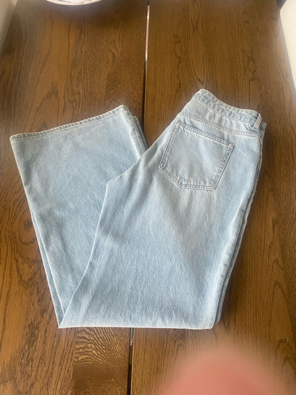 H&M Light Blue Denim High-Rise Jeans